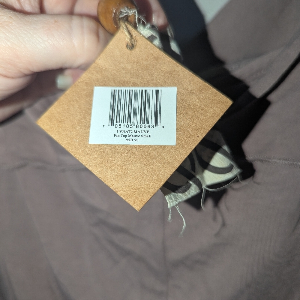 S NWT Jonano Mauve Fin Top Sustainable Bamboo - Picture 4 of 7
